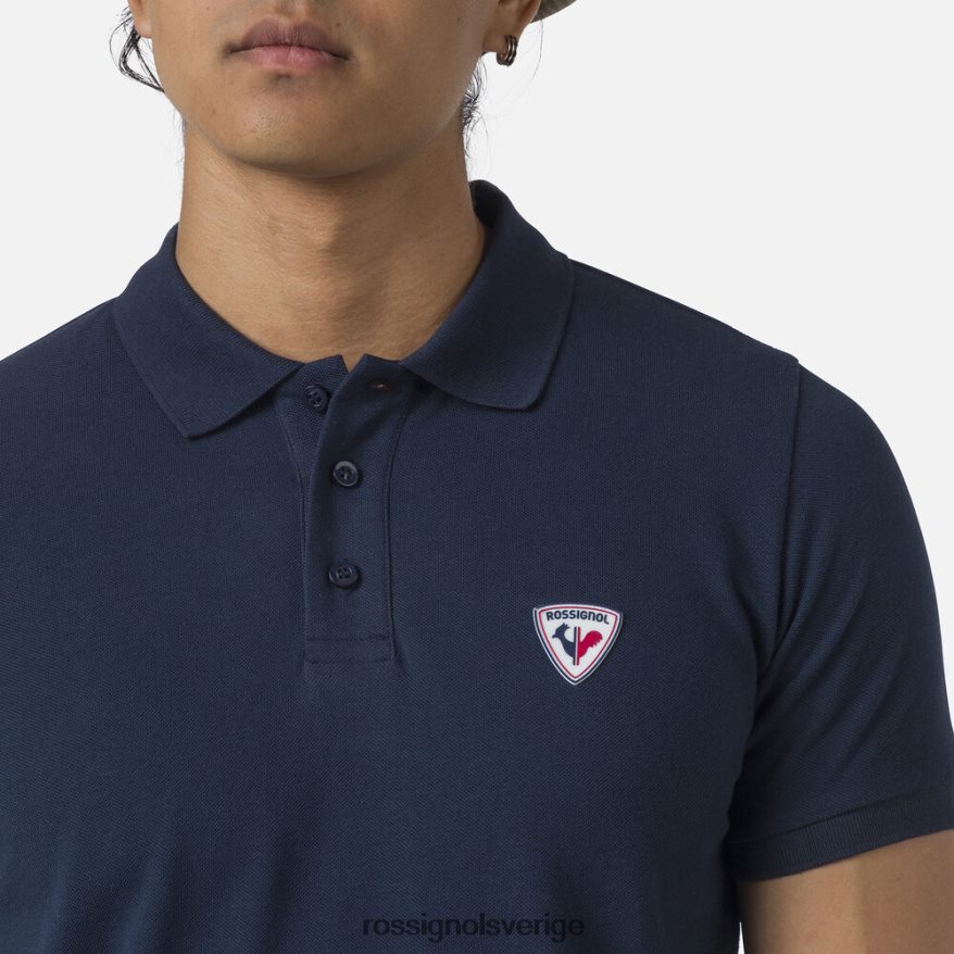 män Rossignol mörk marinblå logotyp polo blast 0P00HR290