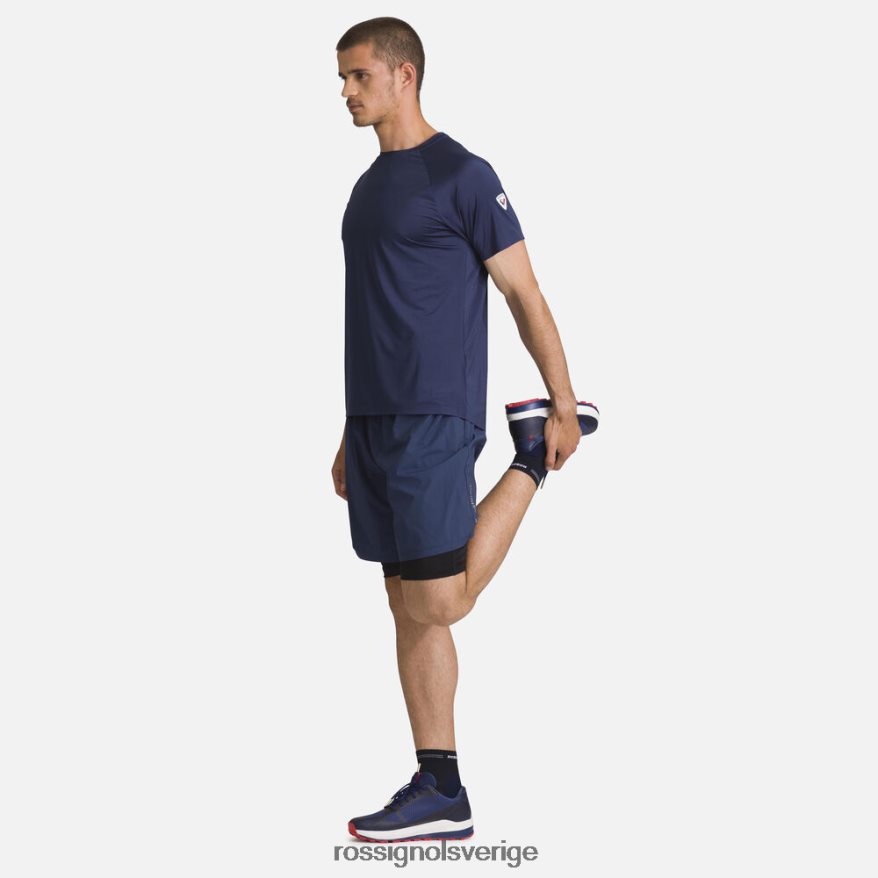 män Rossignol mörk marinblå lätt t-shirt som andas blast 0P00HR140