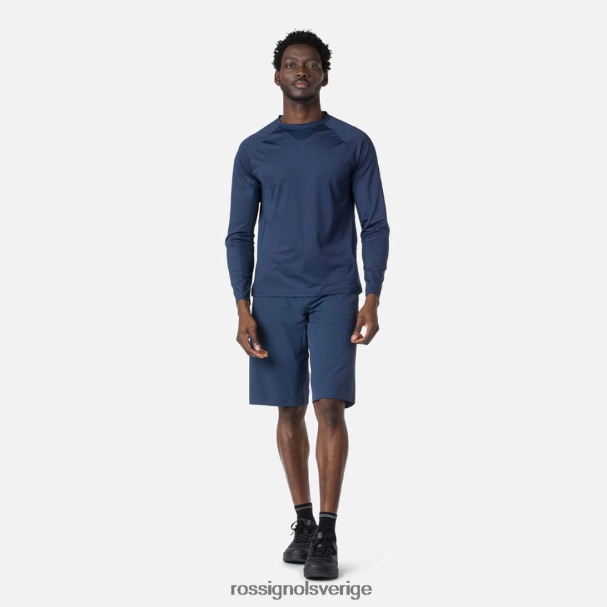 män Rossignol mörk marinblå långärmad jersey avslappnad passform blast 0P00HR86