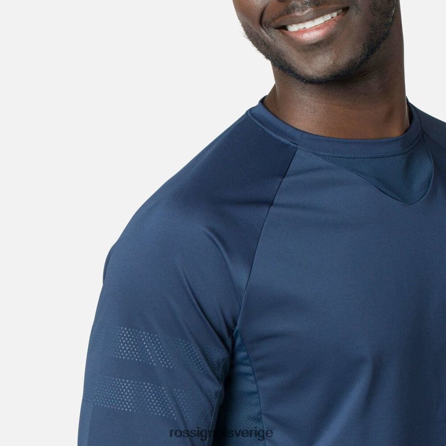 män Rossignol mörk marinblå långärmad jersey avslappnad passform blast 0P00HR86