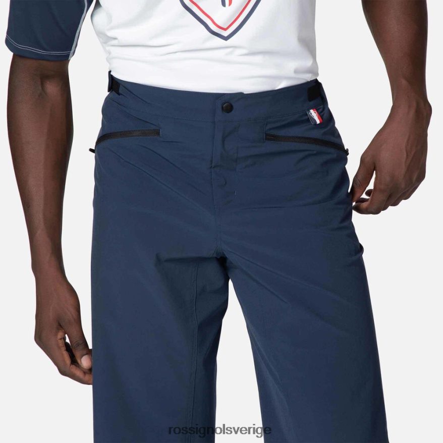 män Rossignol mörk marinblå mountainbike shorts bottnar 0P00HR357