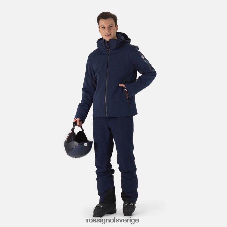 män Rossignol mörk marinblå platt softshell skidjacka blast 0P00HR567