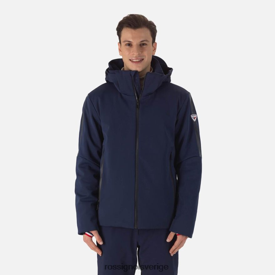 män Rossignol mörk marinblå platt softshell skidjacka blast 0P00HR567