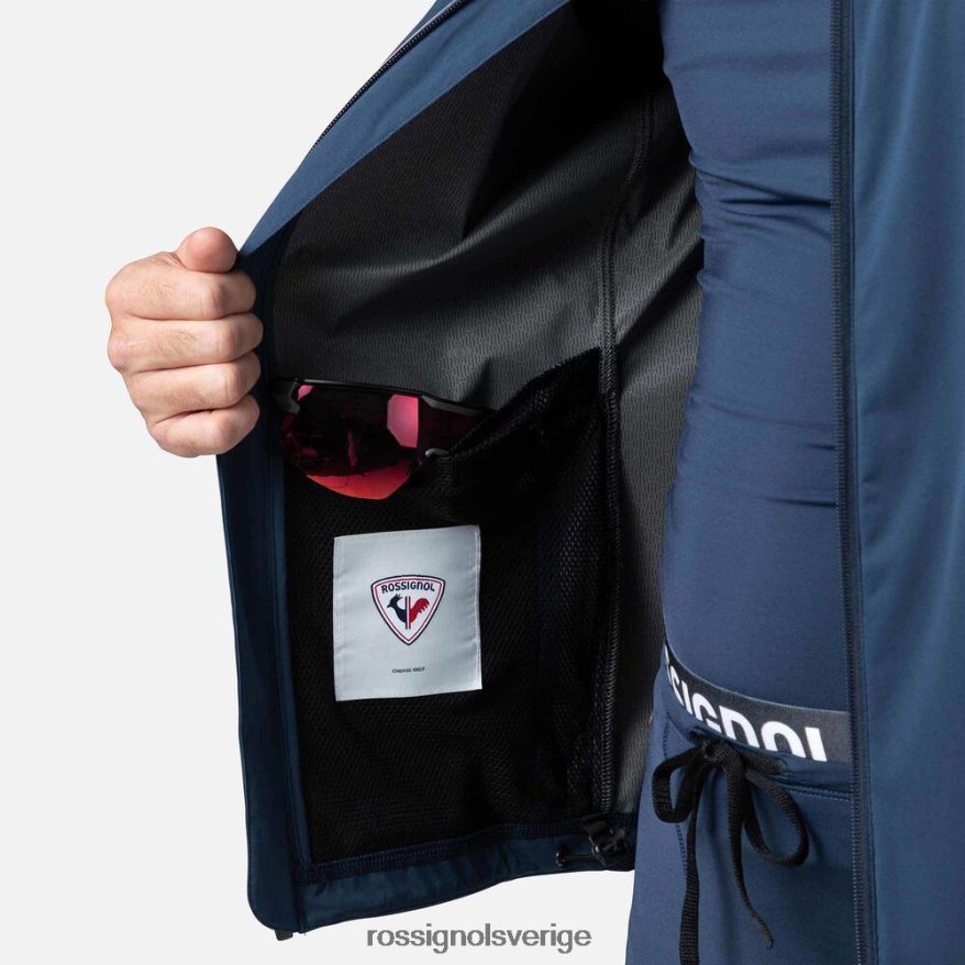 män Rossignol mörk marinblå poursuite jacka blast 0P00HR553