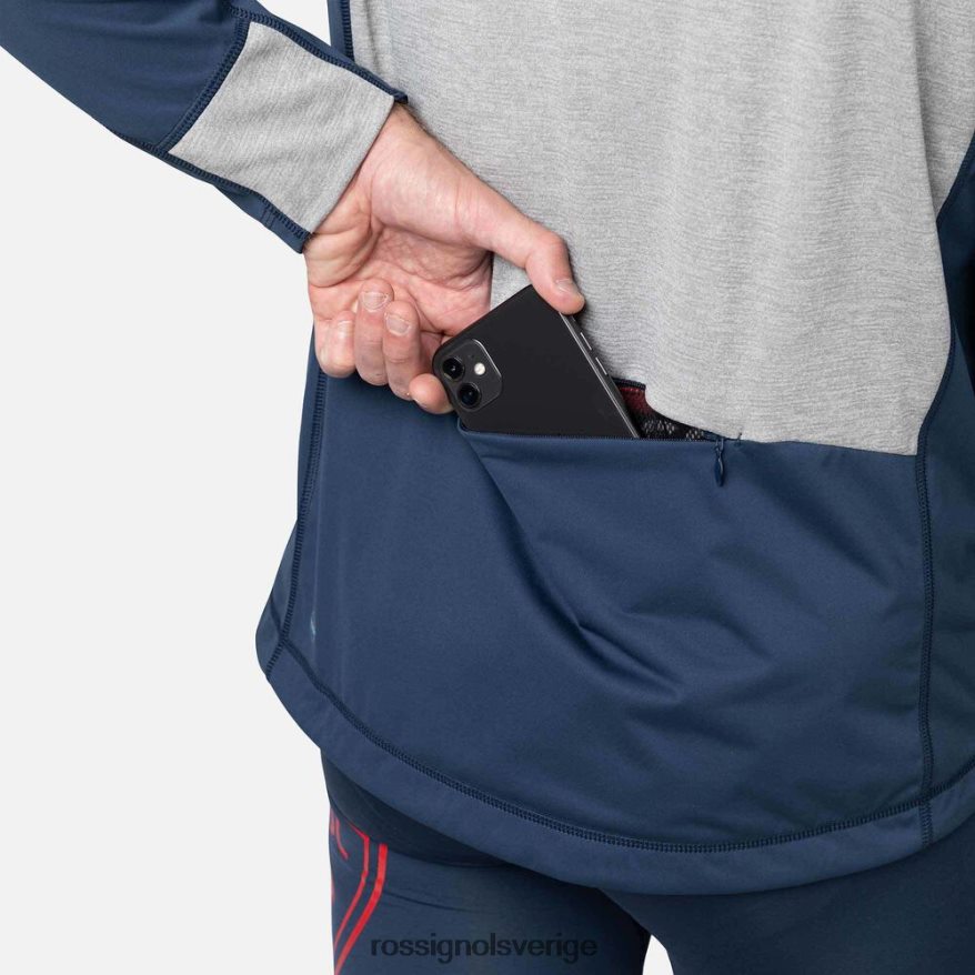 män Rossignol mörk marinblå poursuite jacka blast 0P00HR553