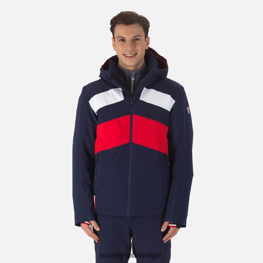 män Rossignol mörk marinblå react merino skidjacka blast 0P00HR181