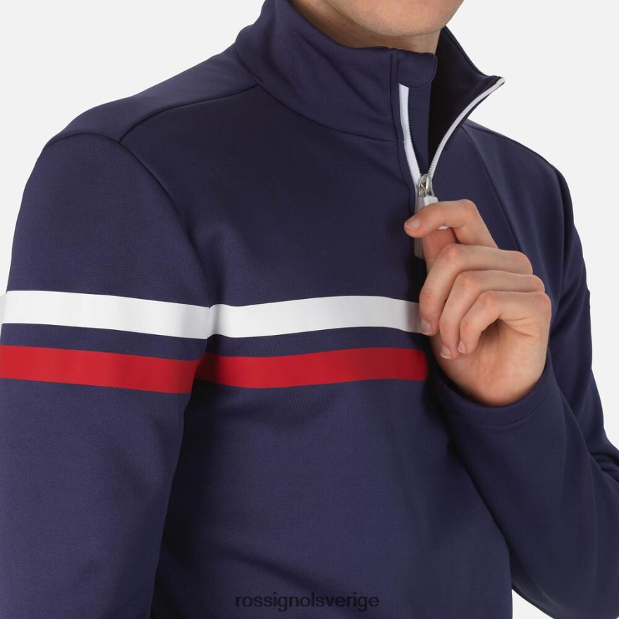 män Rossignol mörk marinblå resort halv-dragkedja topp blast 0P00HR675