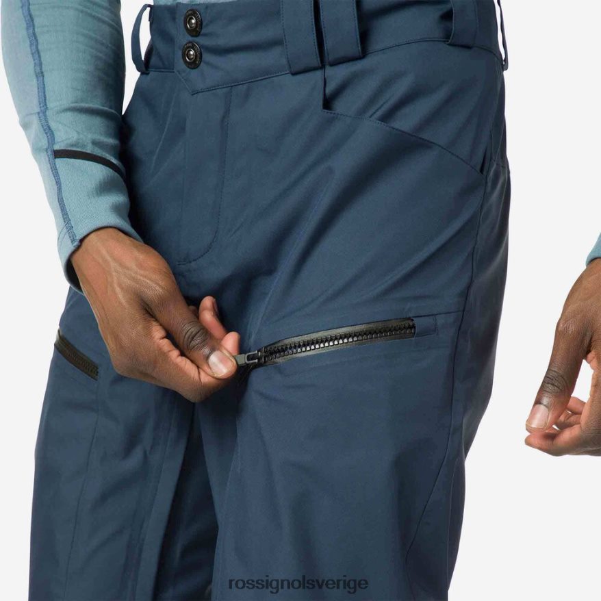 män Rossignol mörk marinblå skpr trelagers byxor bottnar 0P00HR380