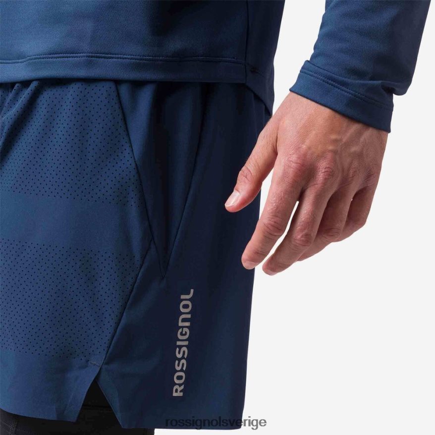 män Rossignol mörk marinblå trail löparshorts bottnar 0P00HR126