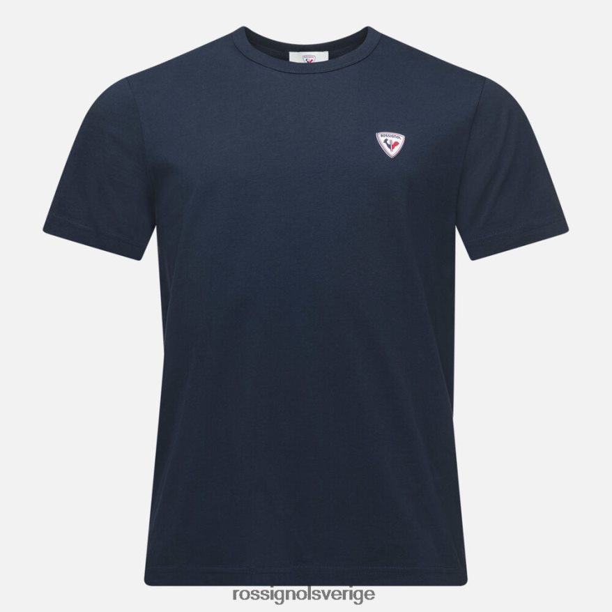 män Rossignol mörk marinblå vanlig t-shirt med logotyp blast 0P00HR34