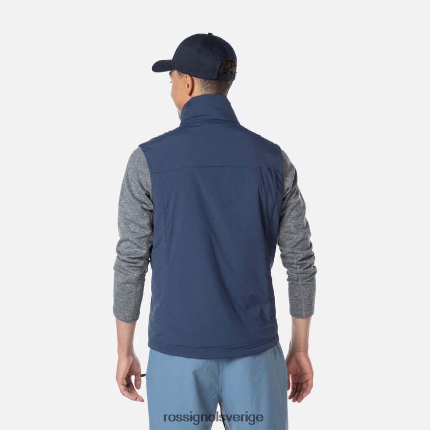 män Rossignol mörk marinblå väst på sidan blast 0P00HR406