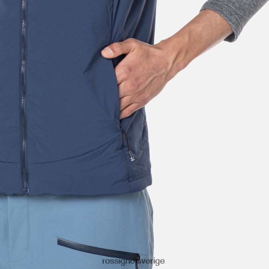 män Rossignol mörk marinblå väst på sidan blast 0P00HR406