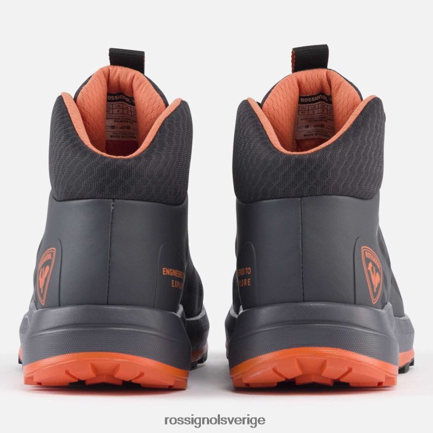 män Rossignol mörkgrå lätta vandringsskor Skodon 0P00HR317