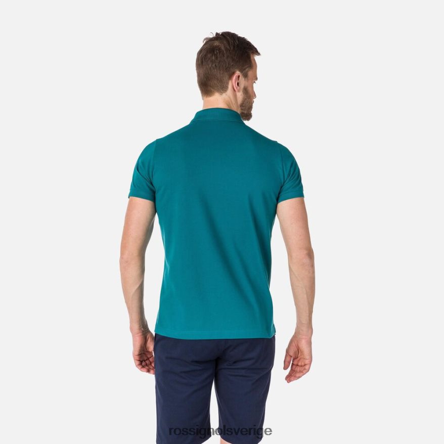 män Rossignol mörksmaragd logotyp polo blast 0P00HR33