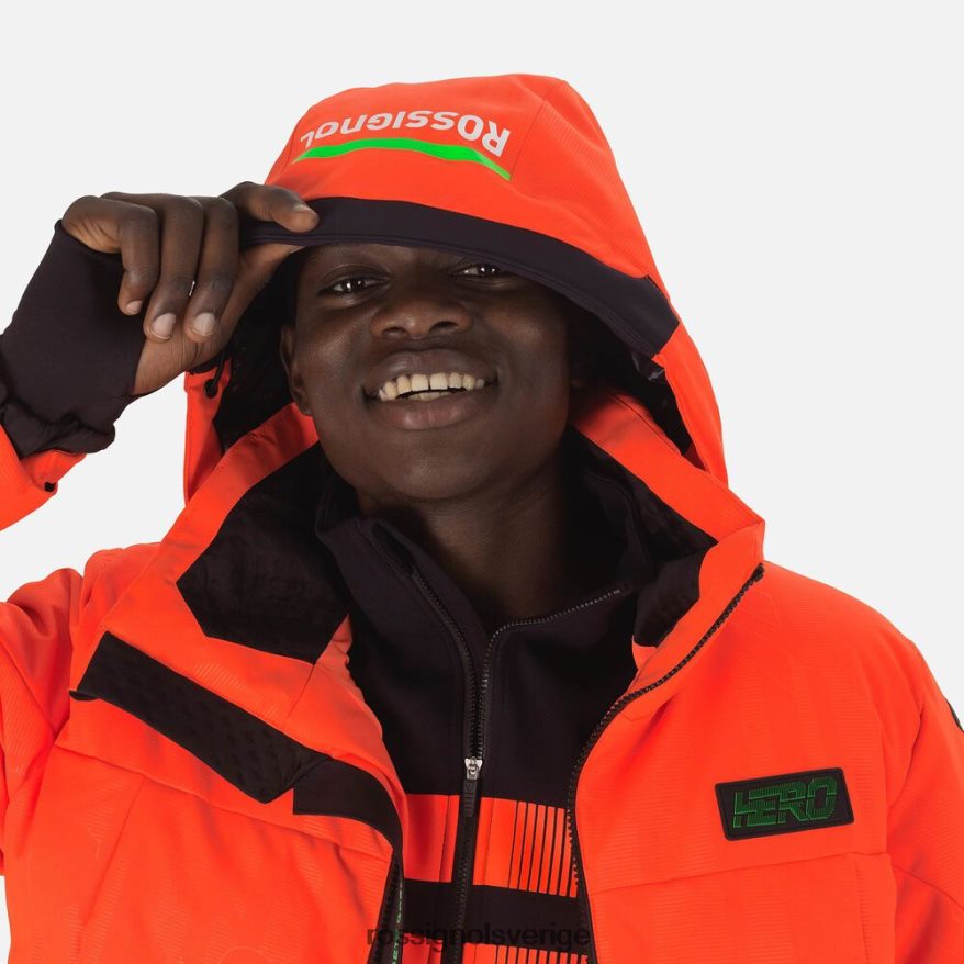 män Rossignol neonröd hero depart skidjacka blast 0P00HR605
