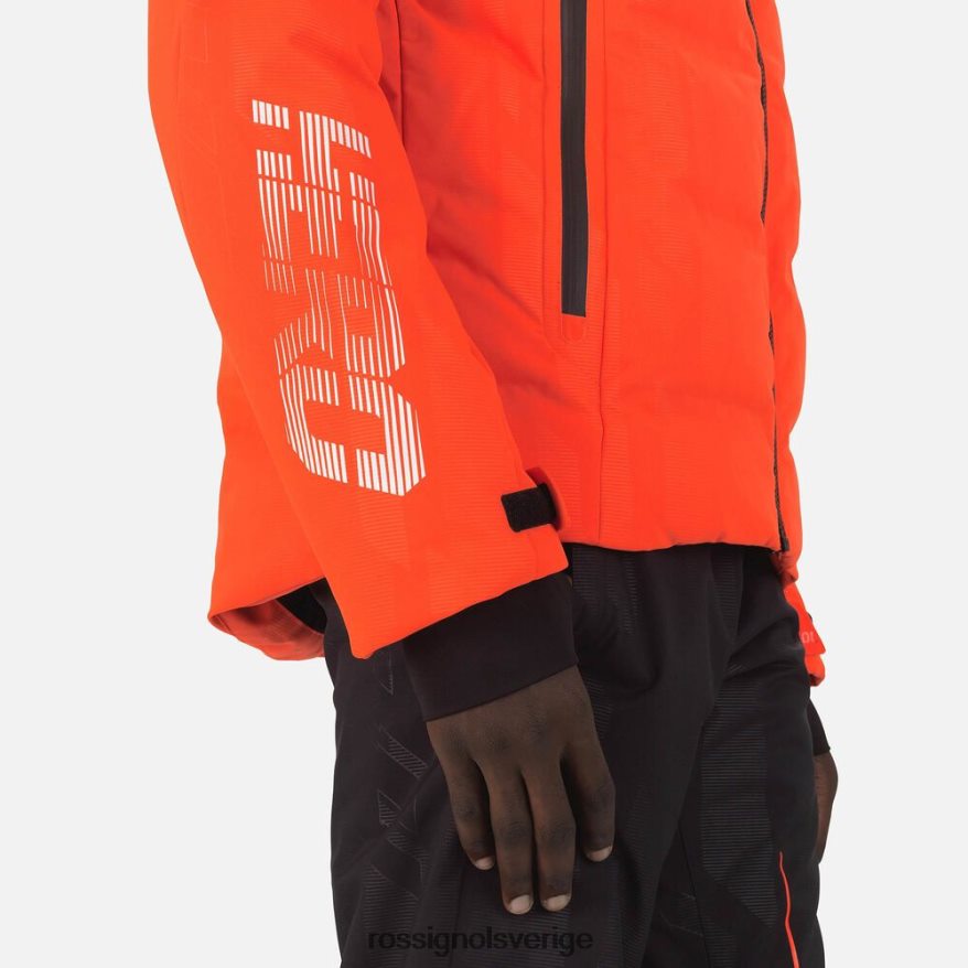 män Rossignol neonröd hero depart skidjacka blast 0P00HR605