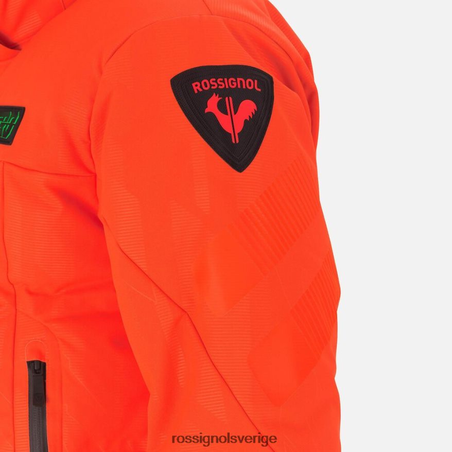 män Rossignol neonröd hero depart skidjacka blast 0P00HR605