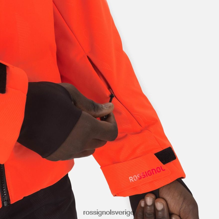 män Rossignol neonröd hero depart skidjacka blast 0P00HR605