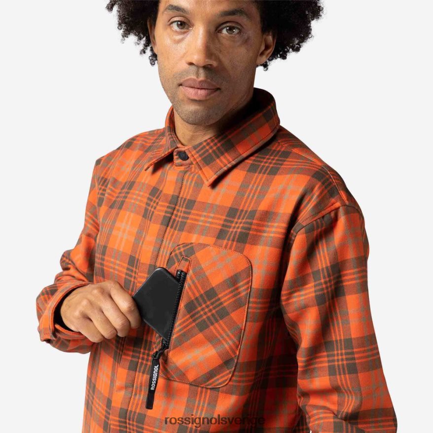 män Rossignol solbränna flanellskjorta blast 0P00HR246