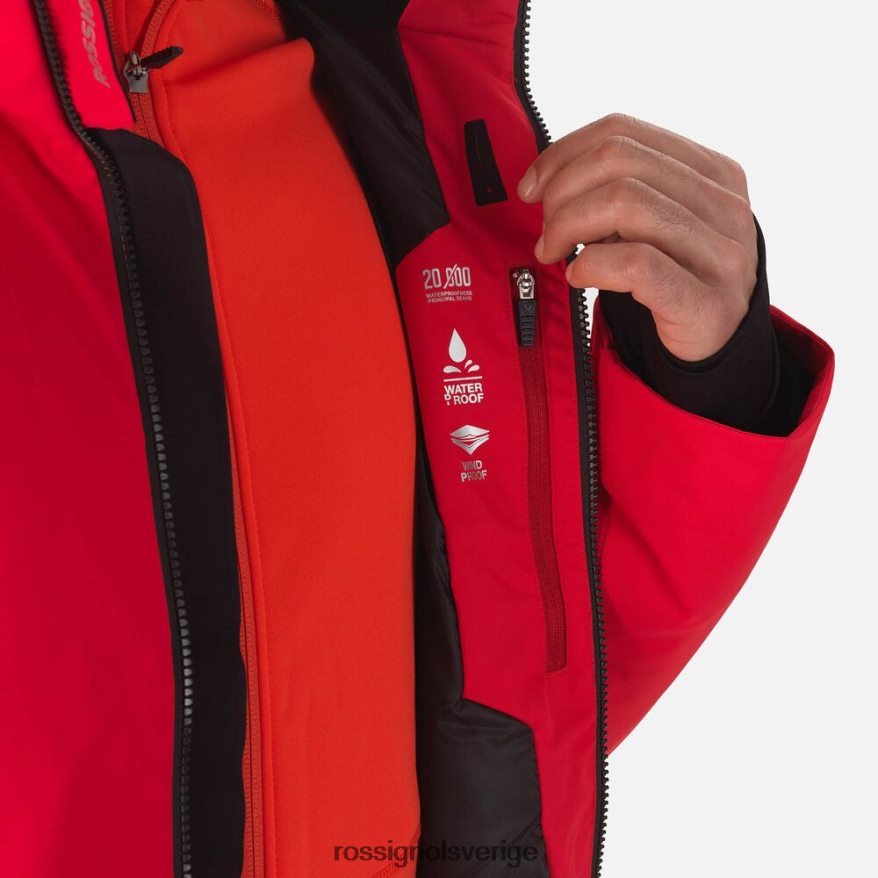 män Rossignol sport röd kontroll skidjacka blast 0P00HR594