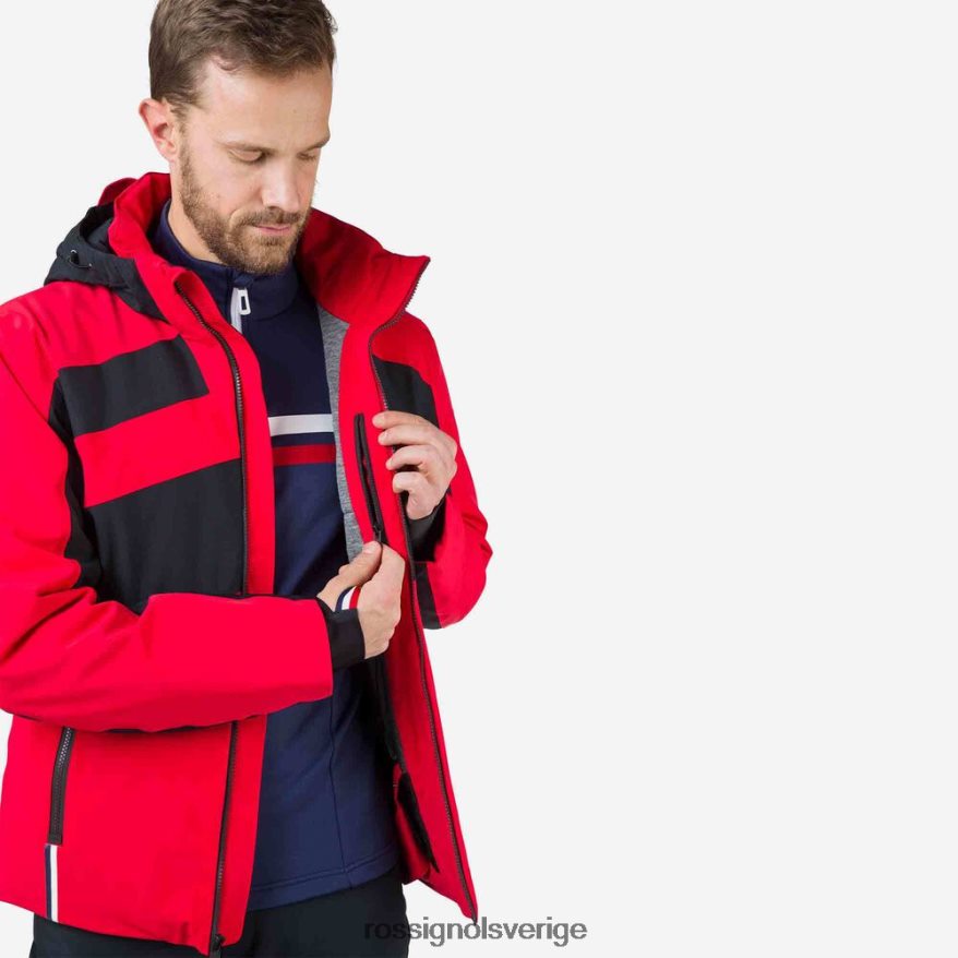 män Rossignol sportsred react merino skidjacka blast 0P00HR592