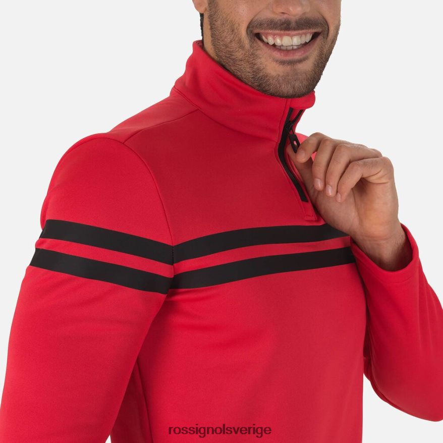 män Rossignol sportsred resort halv-dragkedja topp blast 0P00HR579