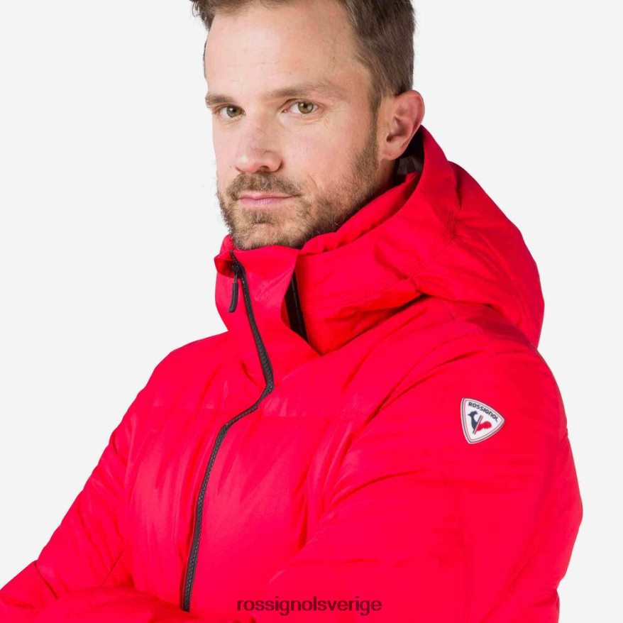 män Rossignol sportsred signatur merino dun skidjacka blast 0P00HR443