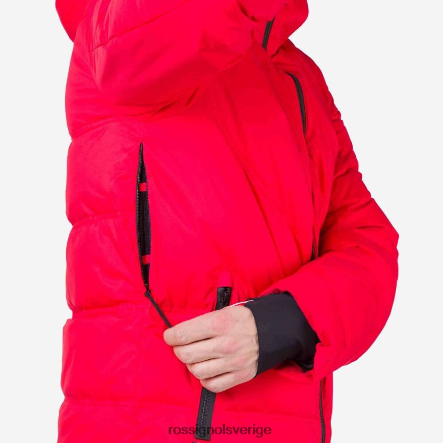 män Rossignol sportsred signatur merino dun skidjacka blast 0P00HR443