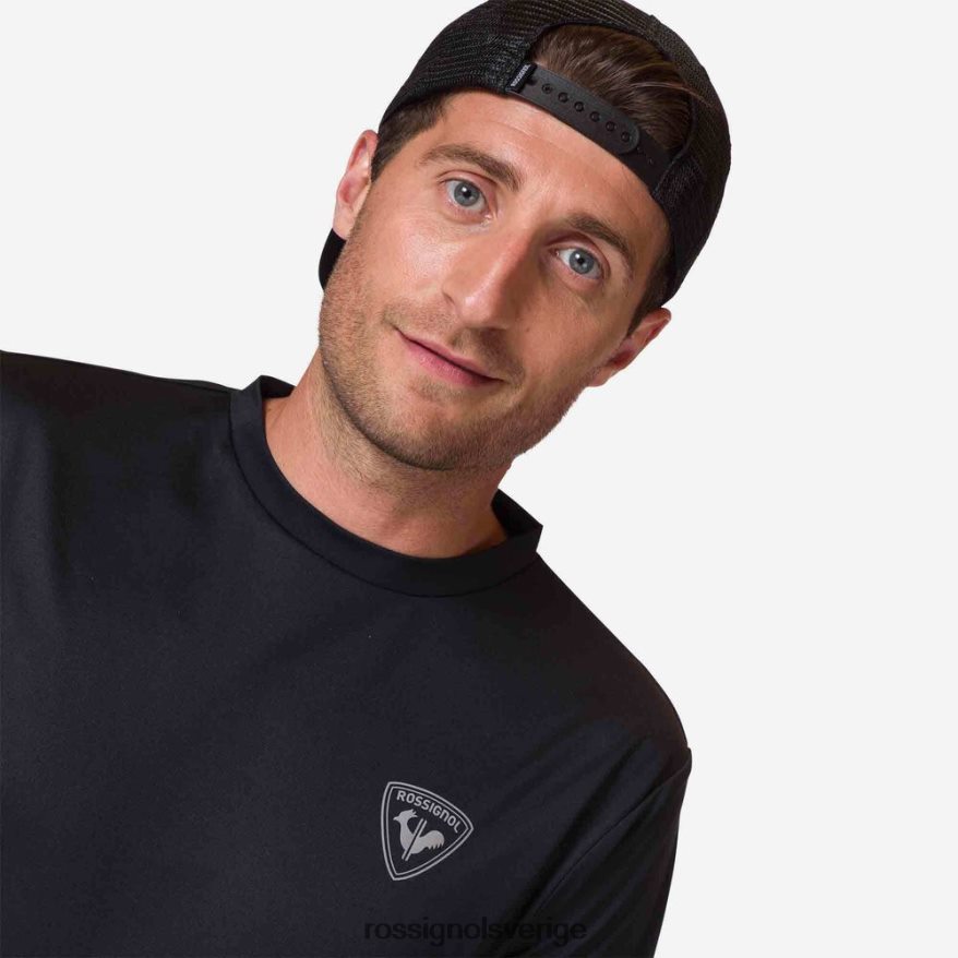 män Rossignol svart aktiv t-shirt blast 0P00HR283
