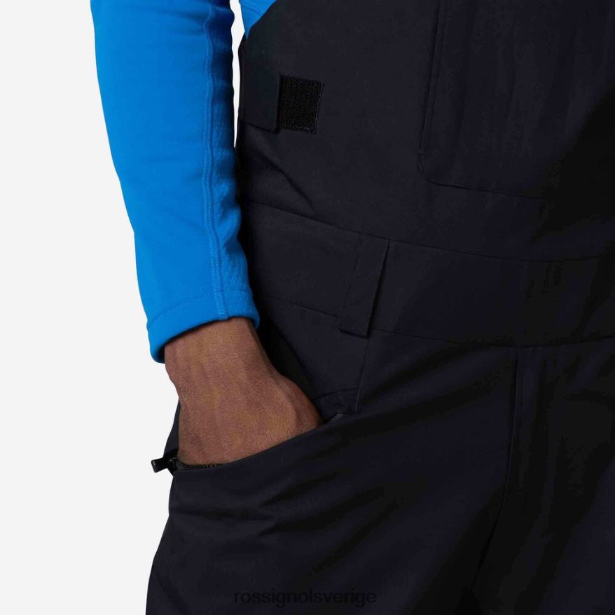 män Rossignol svart avslappnade haklappsbyxor bottnar 0P00HR227