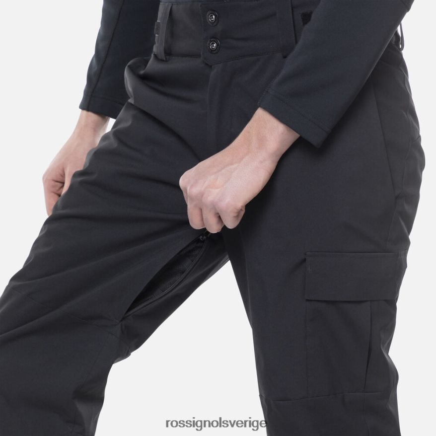 män Rossignol svart avslappnade skidbyxor bottnar 0P00HR362