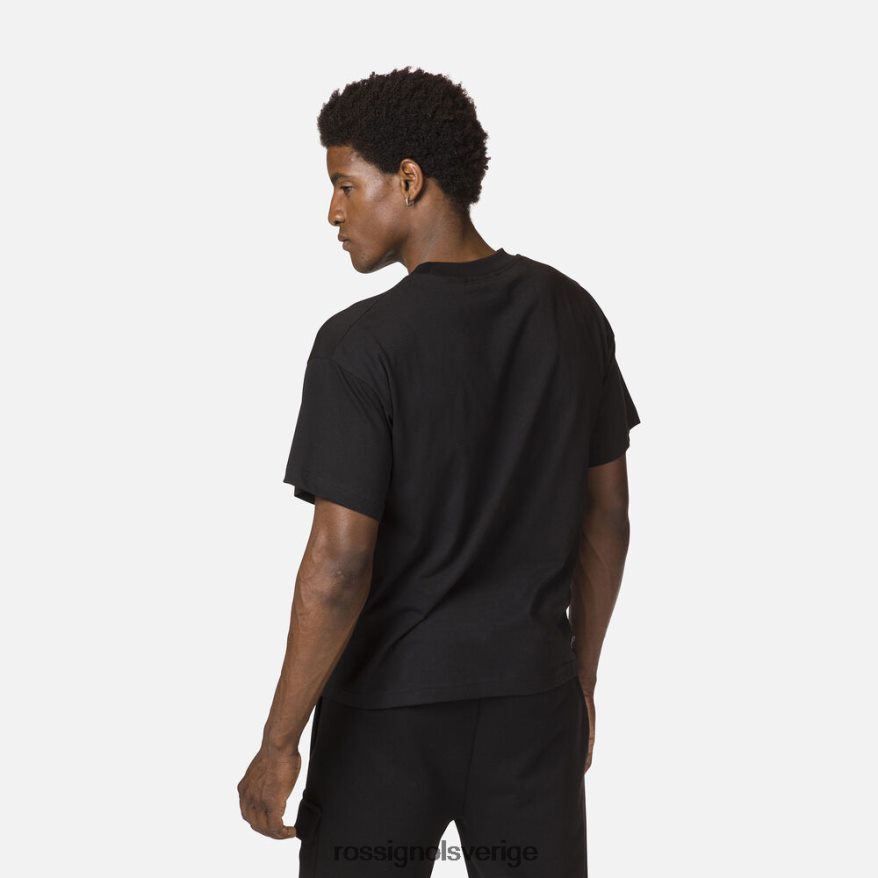 män Rossignol svart bekväm t-shirt med grafiskt tryck i bomull blast 0P00HR15