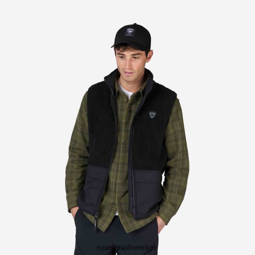 män Rossignol svart fleeceväst blast 0P00HR314