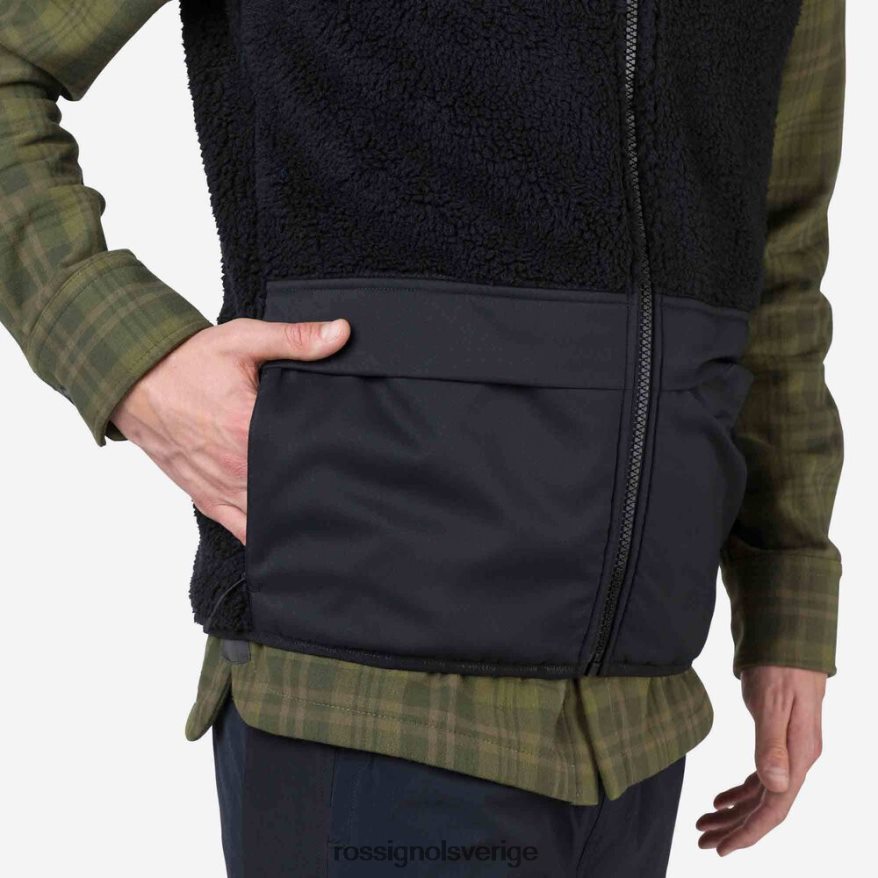 män Rossignol svart fleeceväst blast 0P00HR314