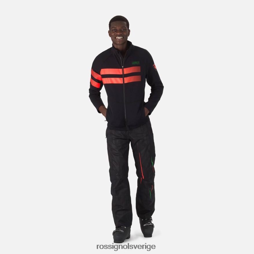 män Rossignol svart hero clim fleecejacka blast 0P00HR627