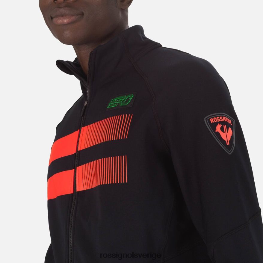 män Rossignol svart hero clim fleecejacka blast 0P00HR627