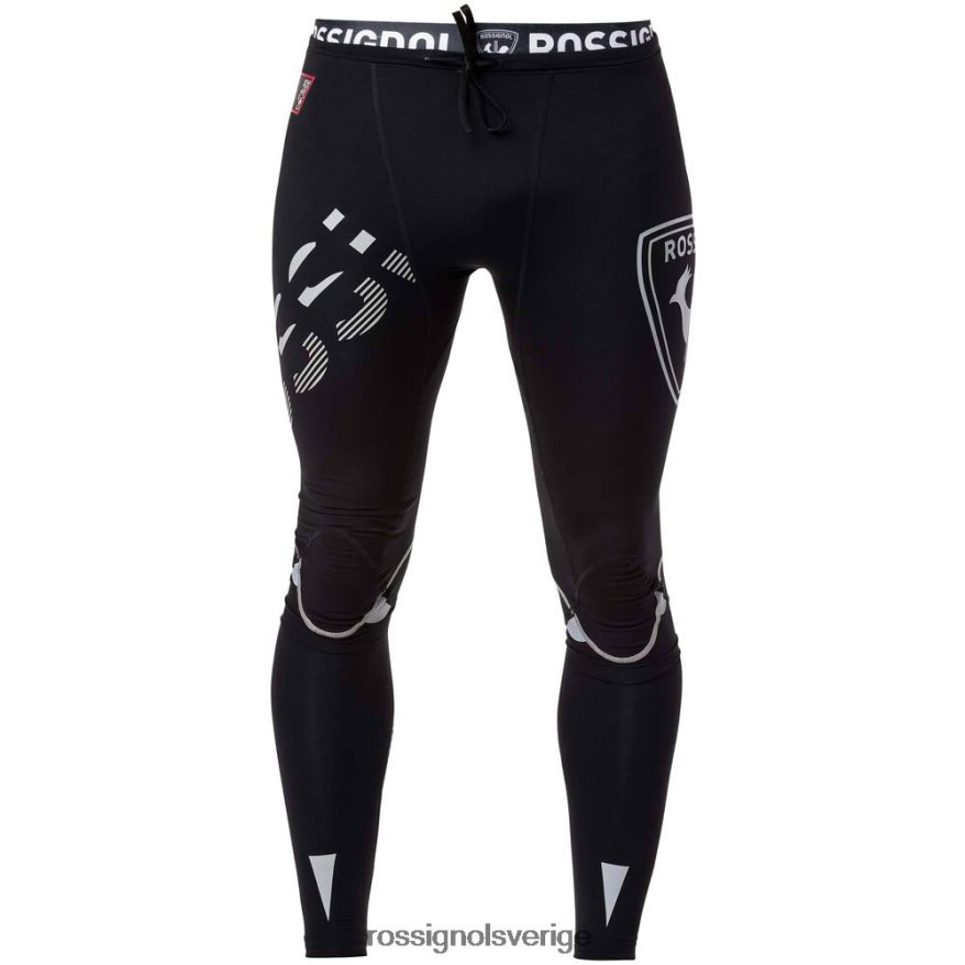 män Rossignol svart infini compression race tights bottnar 0P00HR242