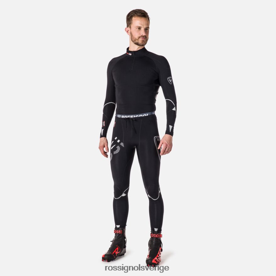 män Rossignol svart infini compression race tights bottnar 0P00HR242