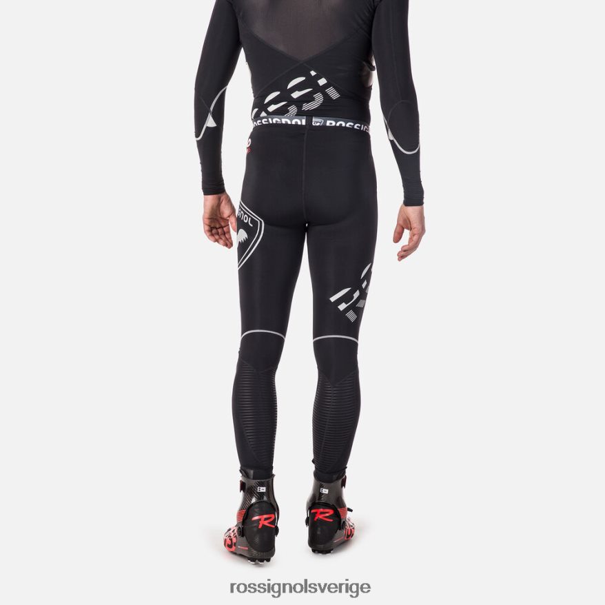 män Rossignol svart infini compression race tights bottnar 0P00HR242