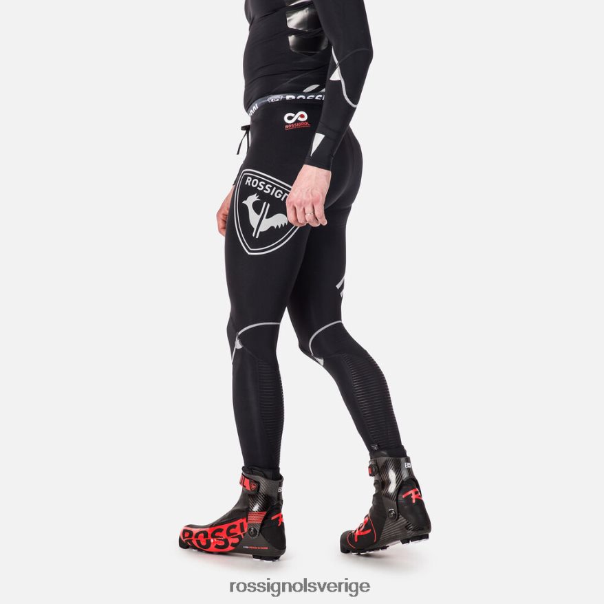 män Rossignol svart infini compression race tights bottnar 0P00HR242