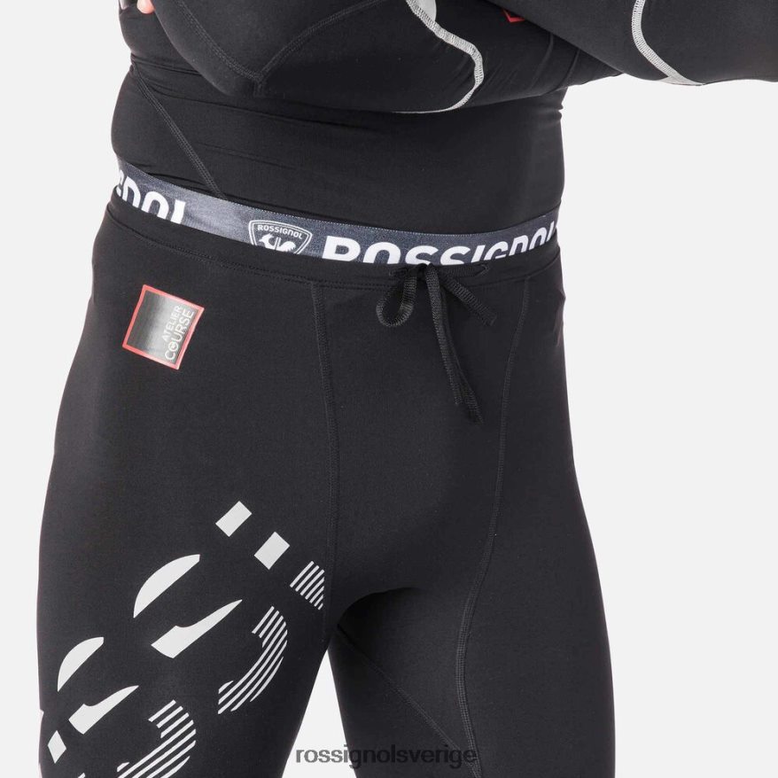 män Rossignol svart infini compression race tights bottnar 0P00HR242