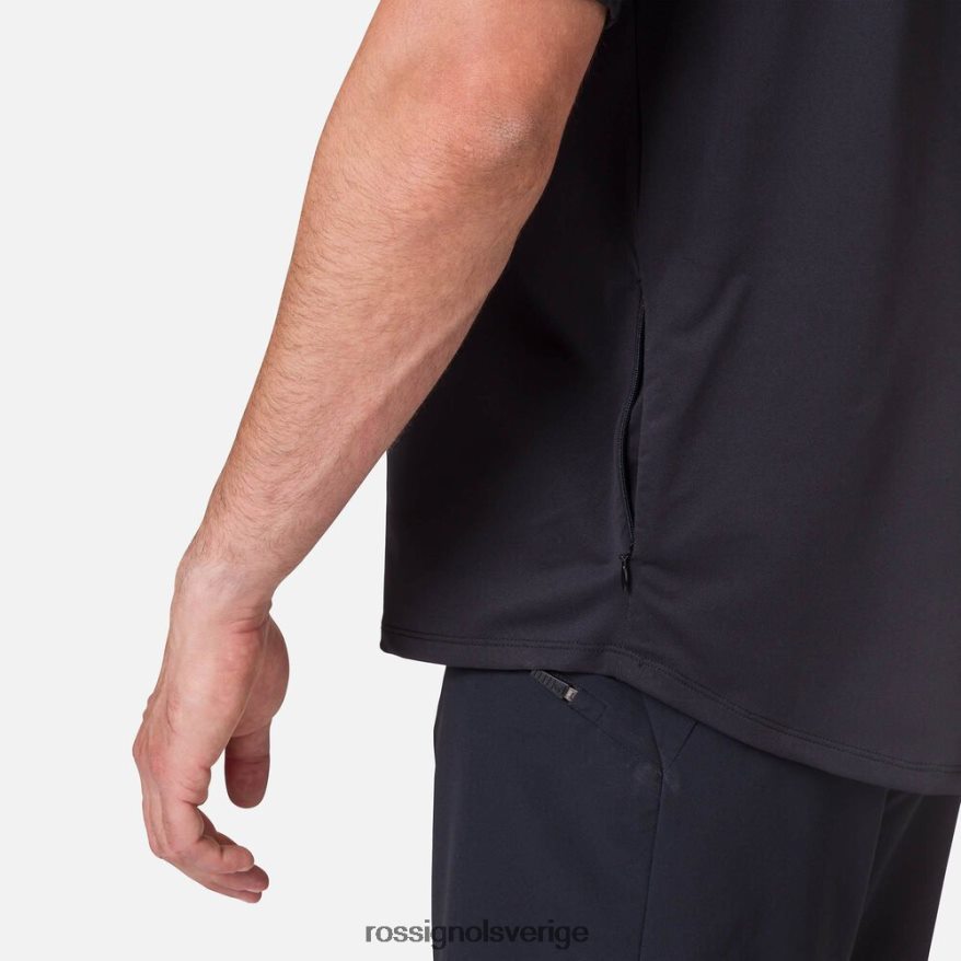 män Rossignol svart kortärmad jersey klassisk passform blast 0P00HR26