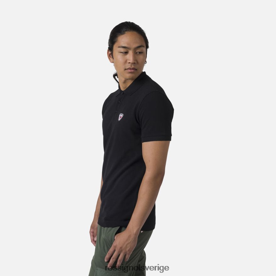 män Rossignol svart logotyp polo blast 0P00HR303