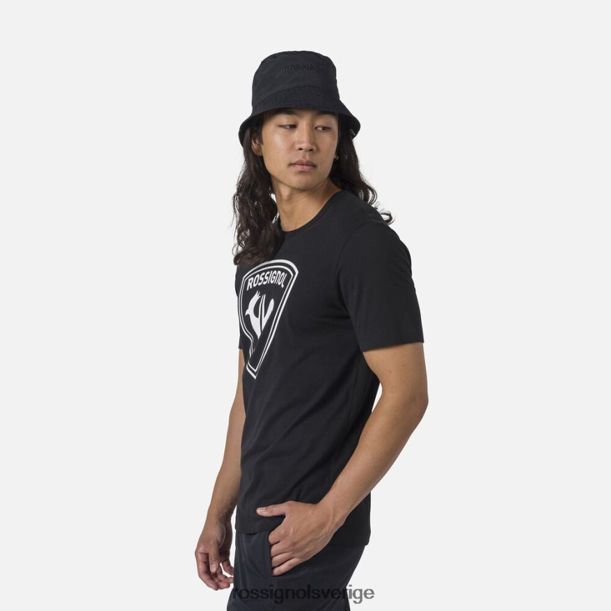 män Rossignol svart logotyp t-shirt blast 0P00HR1