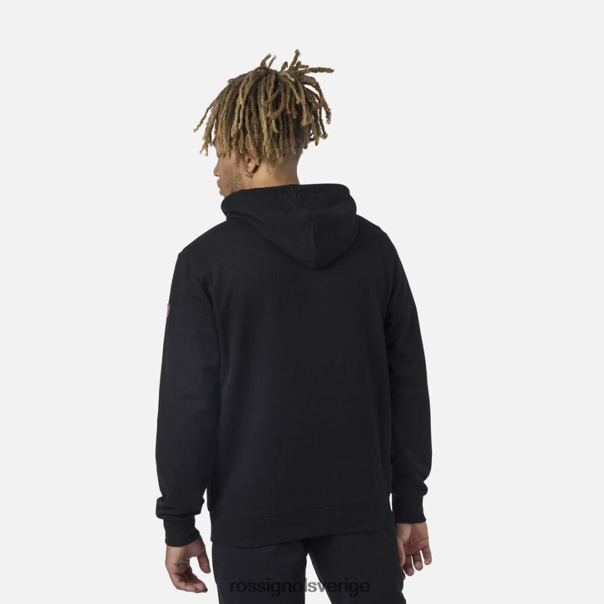 män Rossignol svart luvtröja i fleece med logotyp blast 0P00HR103