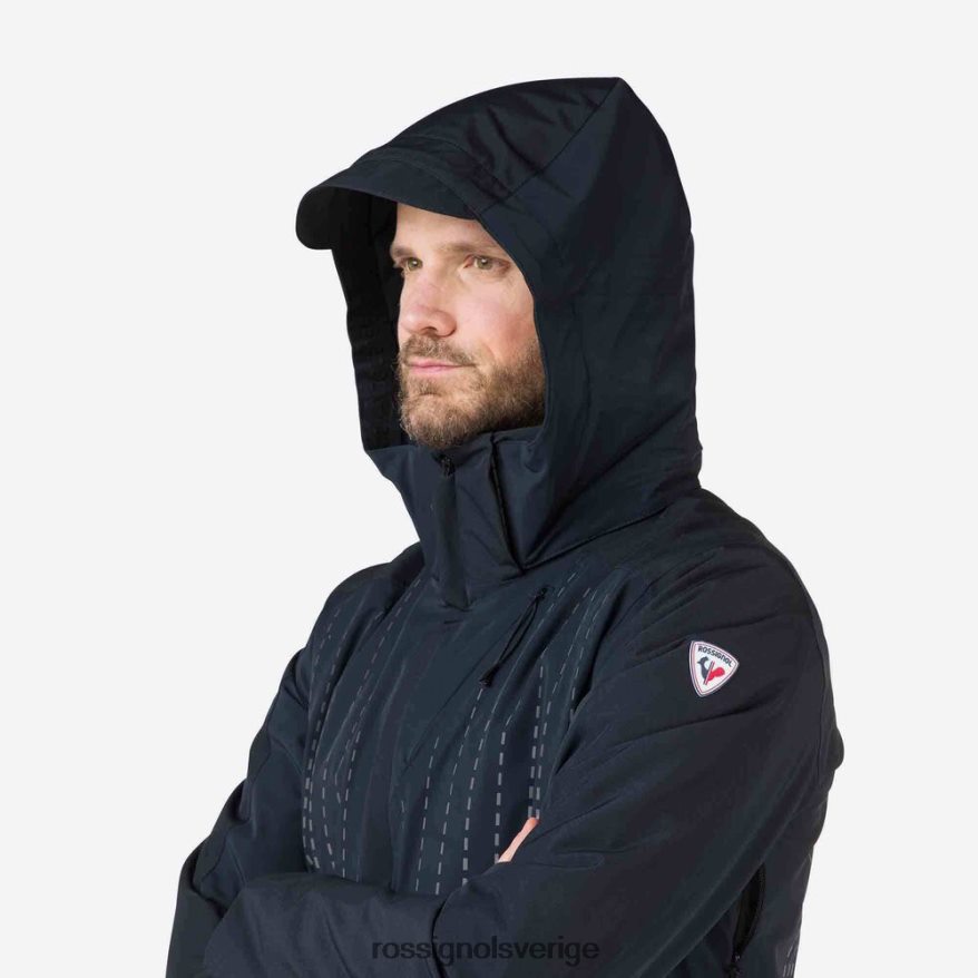 män Rossignol svart nedbrytande skidjacka blast 0P00HR634