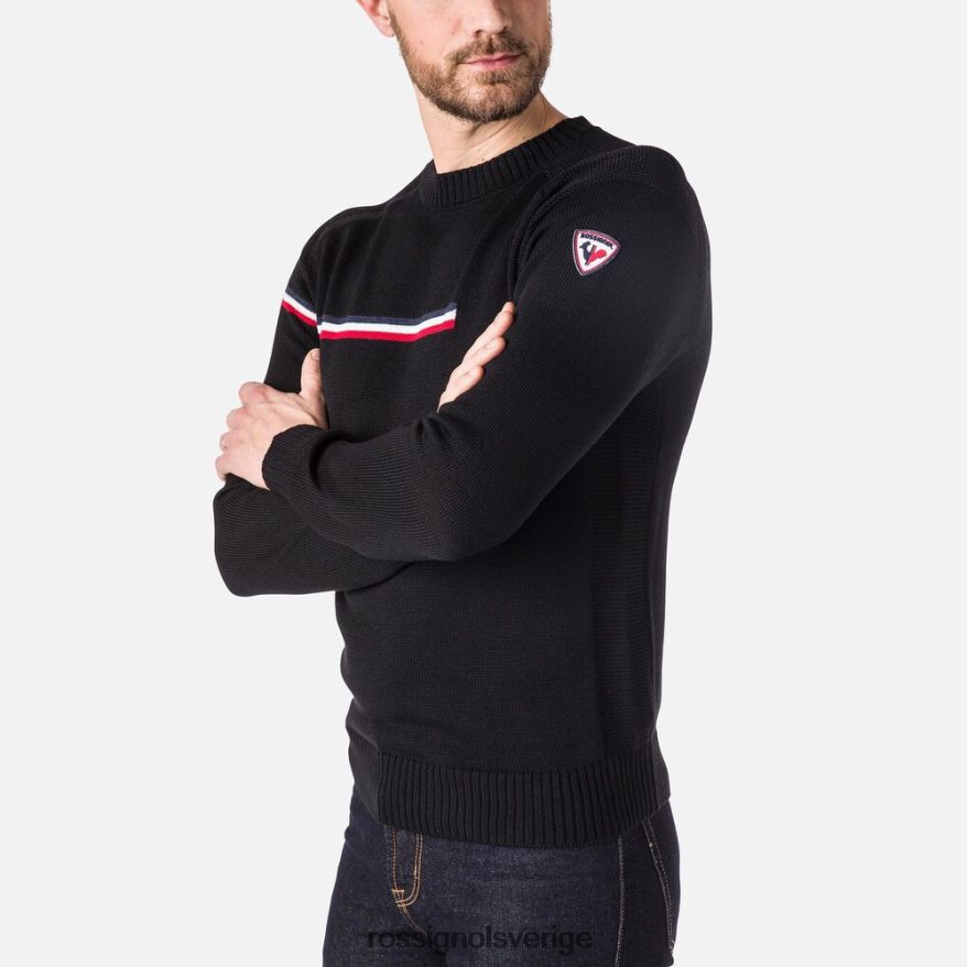 män Rossignol svart odysseus tröja med rund hals blast 0P00HR332