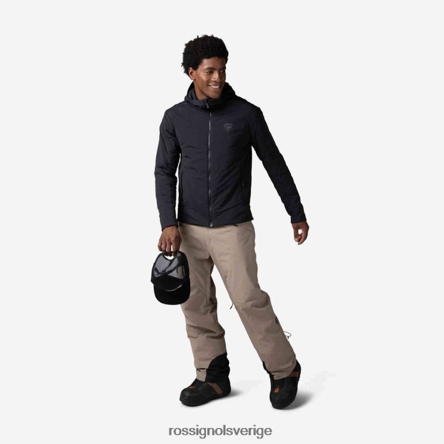 män Rossignol svart opside hoodie jacka blast 0P00HR205