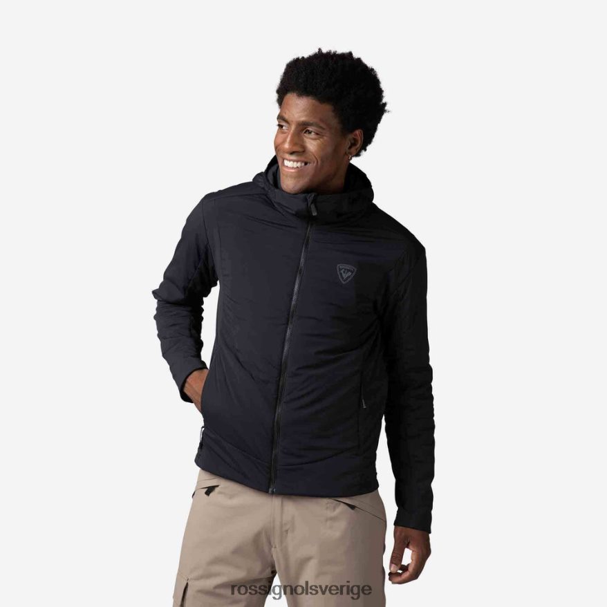 män Rossignol svart opside hoodie jacka blast 0P00HR205