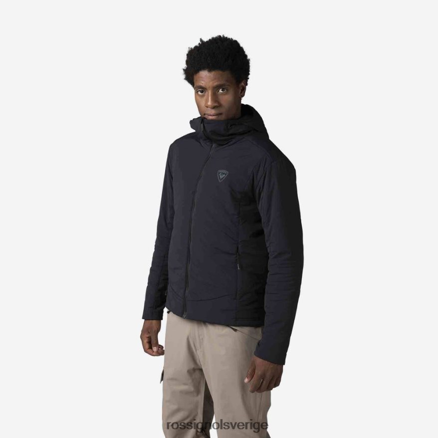 män Rossignol svart opside hoodie jacka blast 0P00HR205